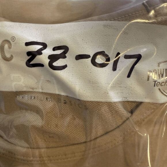 BYLT Basics Premium Short Sleeve Drop Cut Lux T-Shirt Taupe Size Medium - Picture 6 of 6